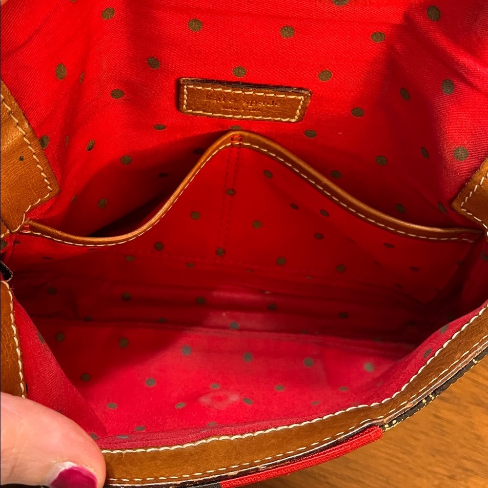 Vintage Kate Spade Dot Noel Jacquard Mini Shoulder Bag - Picture 8 of 8